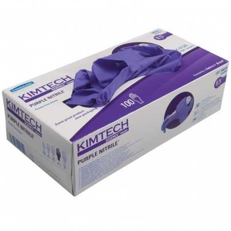 KIMTECH SCIENCE* PURPLE NITRILE* Nitrile Gloves, 24cm Ambidextrous, sizes XS to XL, purple