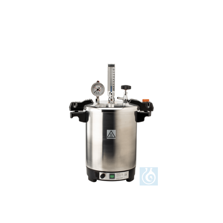 CERTOCLAV CV-EL 12L GS table autoclave, 12 ltr. with special valve