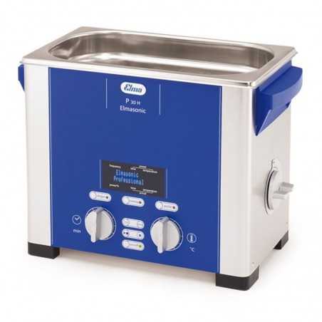 Elmasonic X tra 30 H Ultrasonic bath with sweep 35 kHZ, with heating 400 W, with drain 3/8", 3 L,