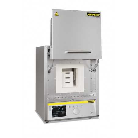 High temperature furnace HTCT 08/14/P330 with controller P 330, SiC rod heating, max. 1400°C